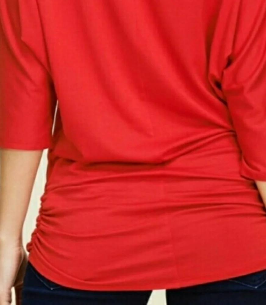 BOAT NECK STYLE TOP - Picture 3 of 3